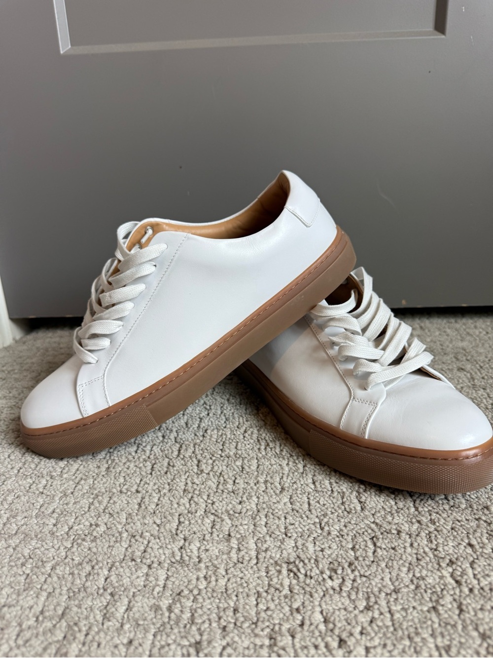 Thursday Boot Co Premier Low Top White Leather Gum Sole Sneaker Mens 11